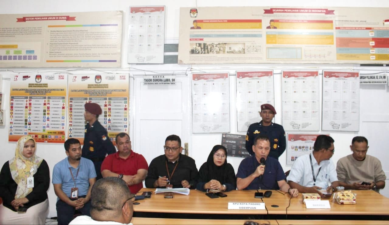 Tiga Parpol Tidak Ajukan Bacaleg Ke KPU Padangsidempuan