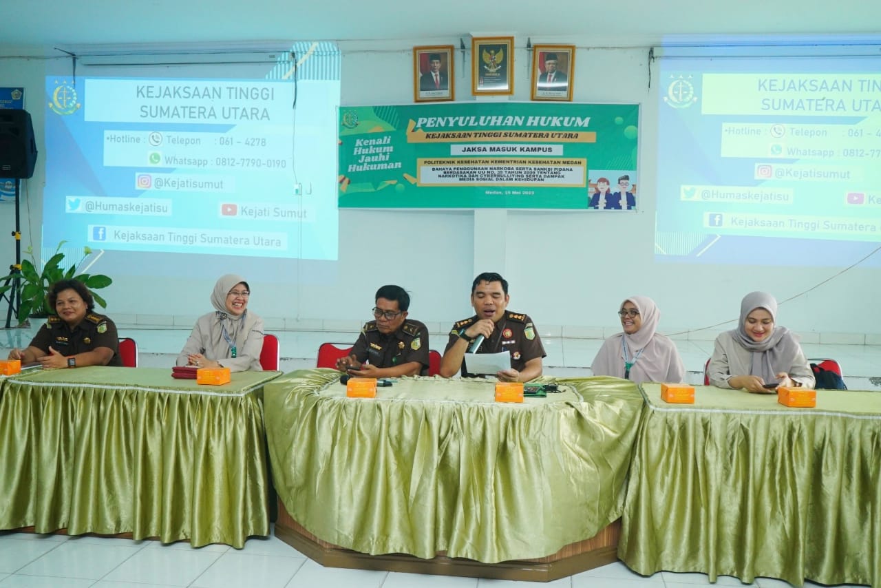 Penkum Kejatisu Gelar Penyuluhan Hukum Di Poltekkes Medan
