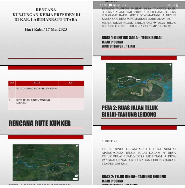 Warga Labura Dihebohkan Informasi Kedatangan Jokowi