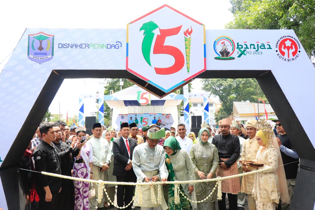 Wali Kota Binjai Buka Pameran UMKM HUT Kota Binjai