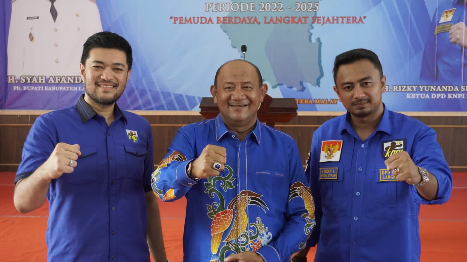 Rizky Yunanda Kembali Pimpin KNPI Langkat dan dukung Syah Afandin untuk maju pada Pilkada 2024.