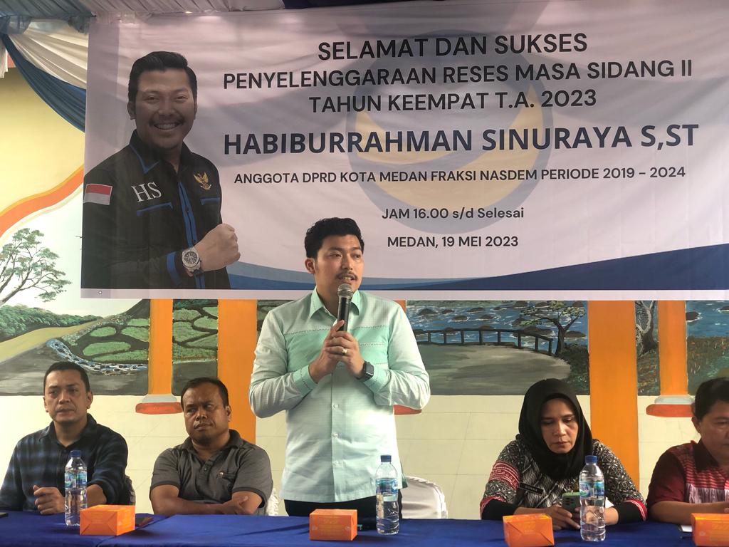 Reses Habiburrahman Sinuraya, Warga Pertanyakan Cara Dapatkan Bansos
