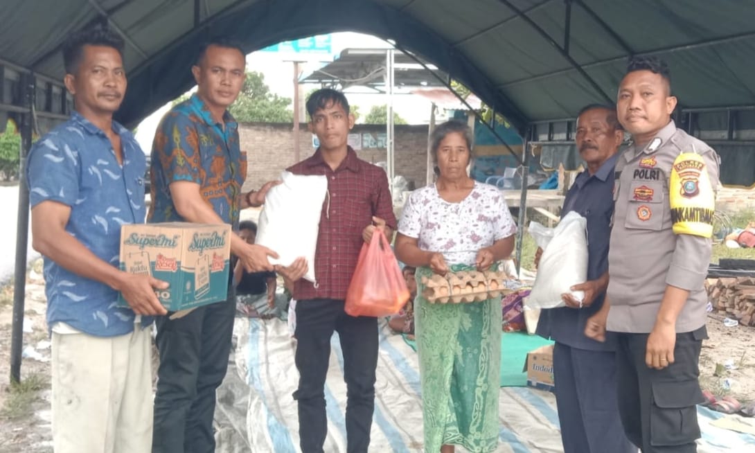 Kapolres Kunjungi Rumah Yatim Piatu Korban Kebakaran