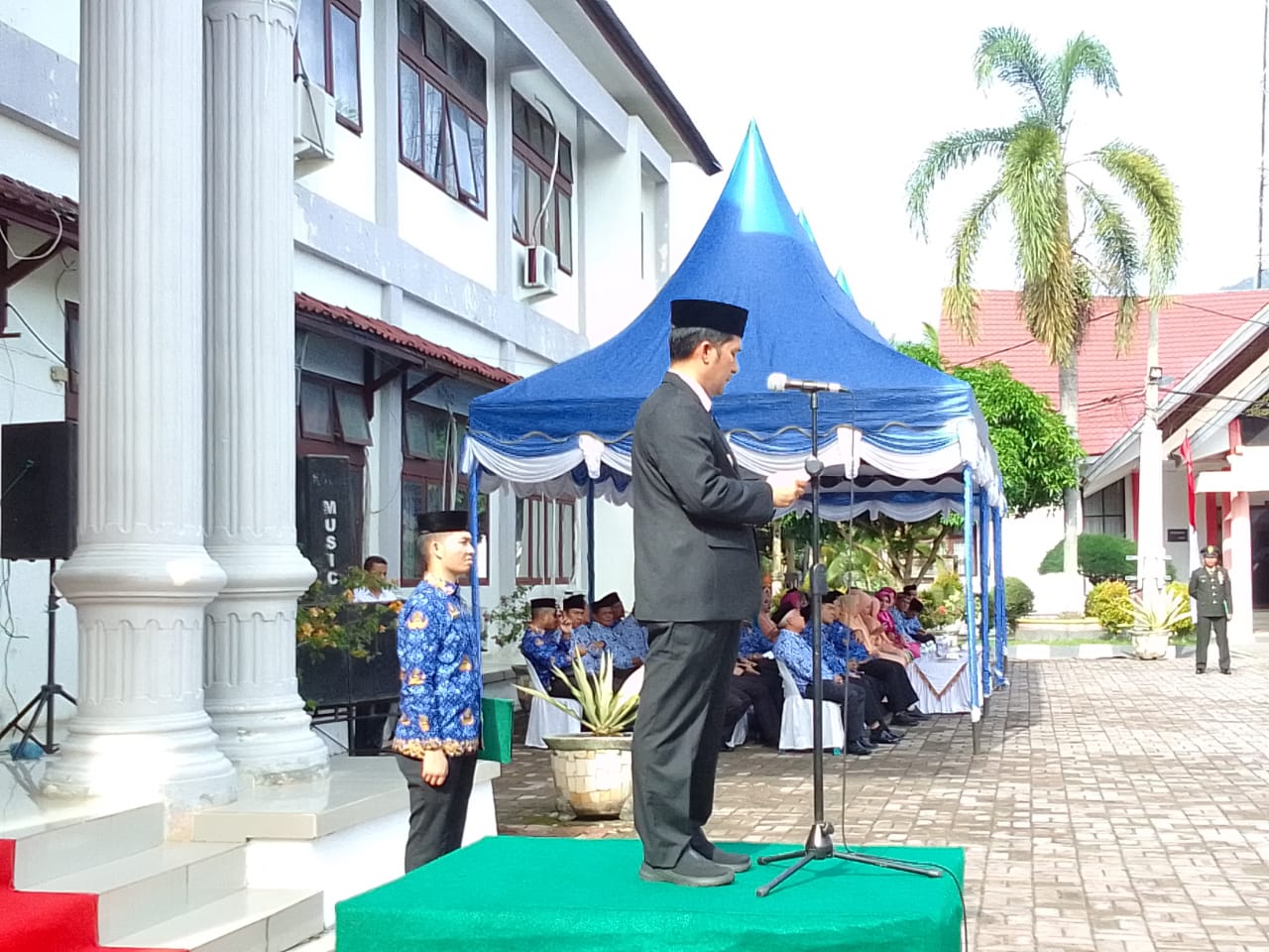 Pj Bupati Agara Pimpin Upacara Harkitnas Ke-115