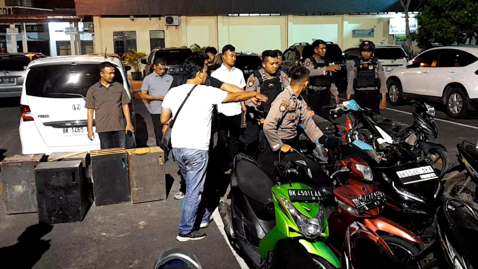 Diduga Hasil Kejahatan, Polisi Sita 28 Unit Sepedamotor Di Sunggal