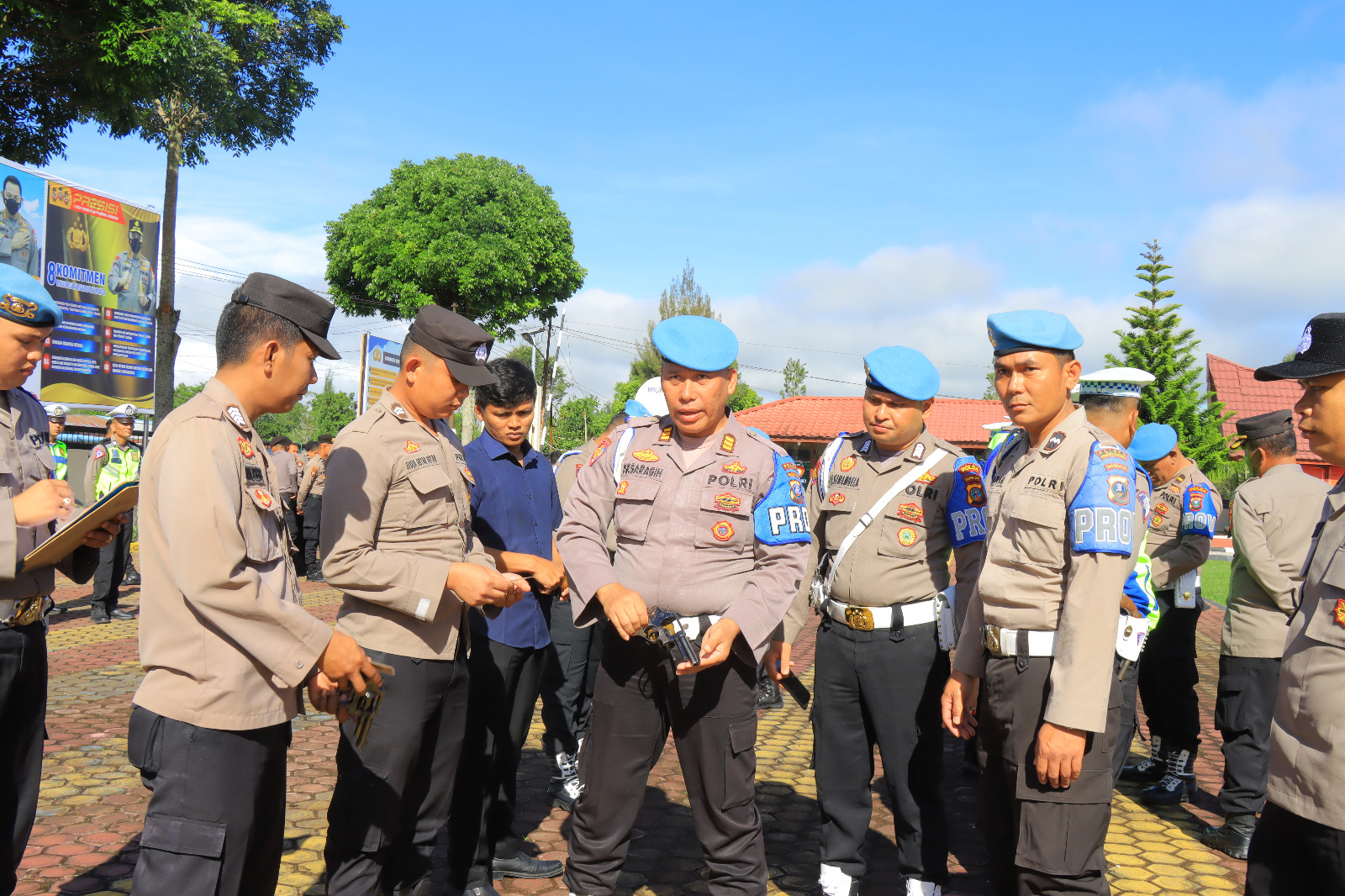 Propam Poldasu Giat Gaktiblin Di Polres Humbahas