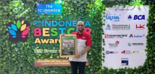 JNE Raih Penghargaan 5Th Indonesia CSR Brand Equity Award 2023