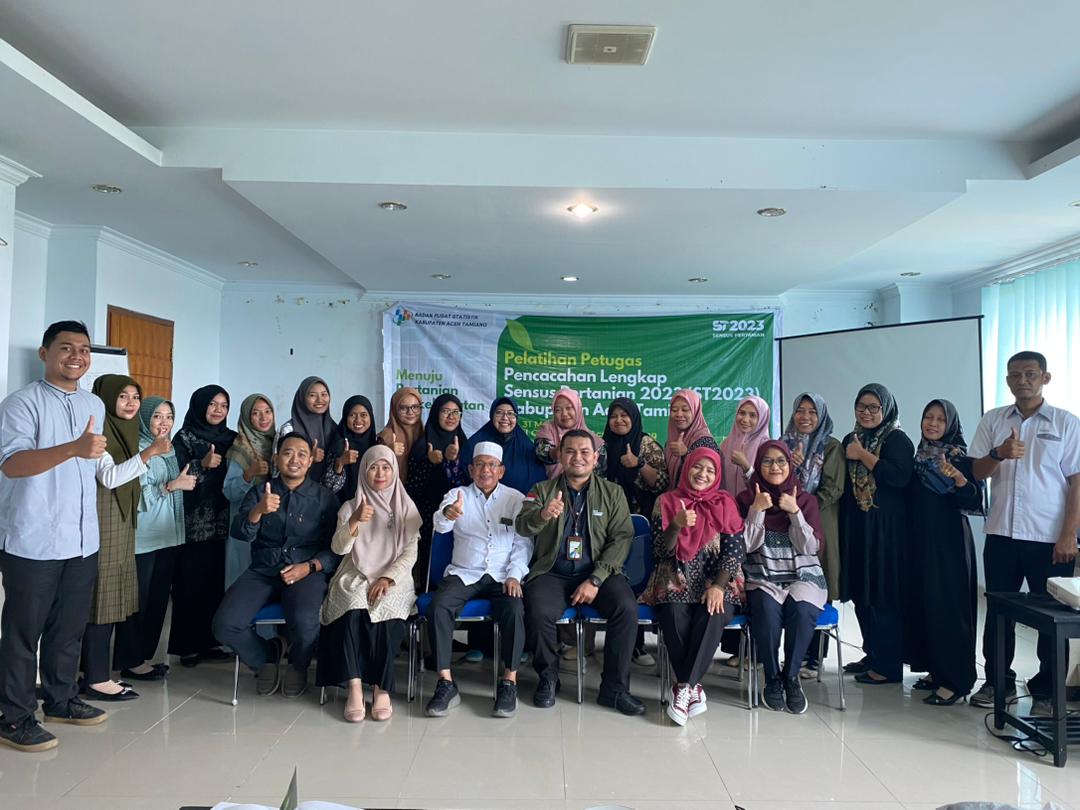 228 Petugas Sensus Pertanian Aceh Tamiang Dilindungi BPJamsostek