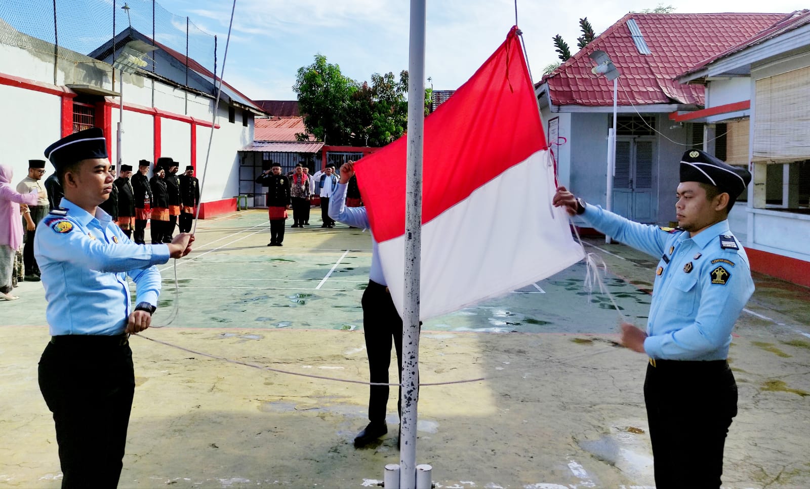 Lapas Lhokseumawe Gelar Upacara Hari Lahir Pancasila