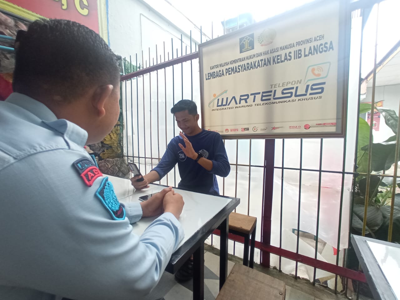 Perkuat Silaturahmi WBP, Lapas Langsa Hadirkan Wartelsus