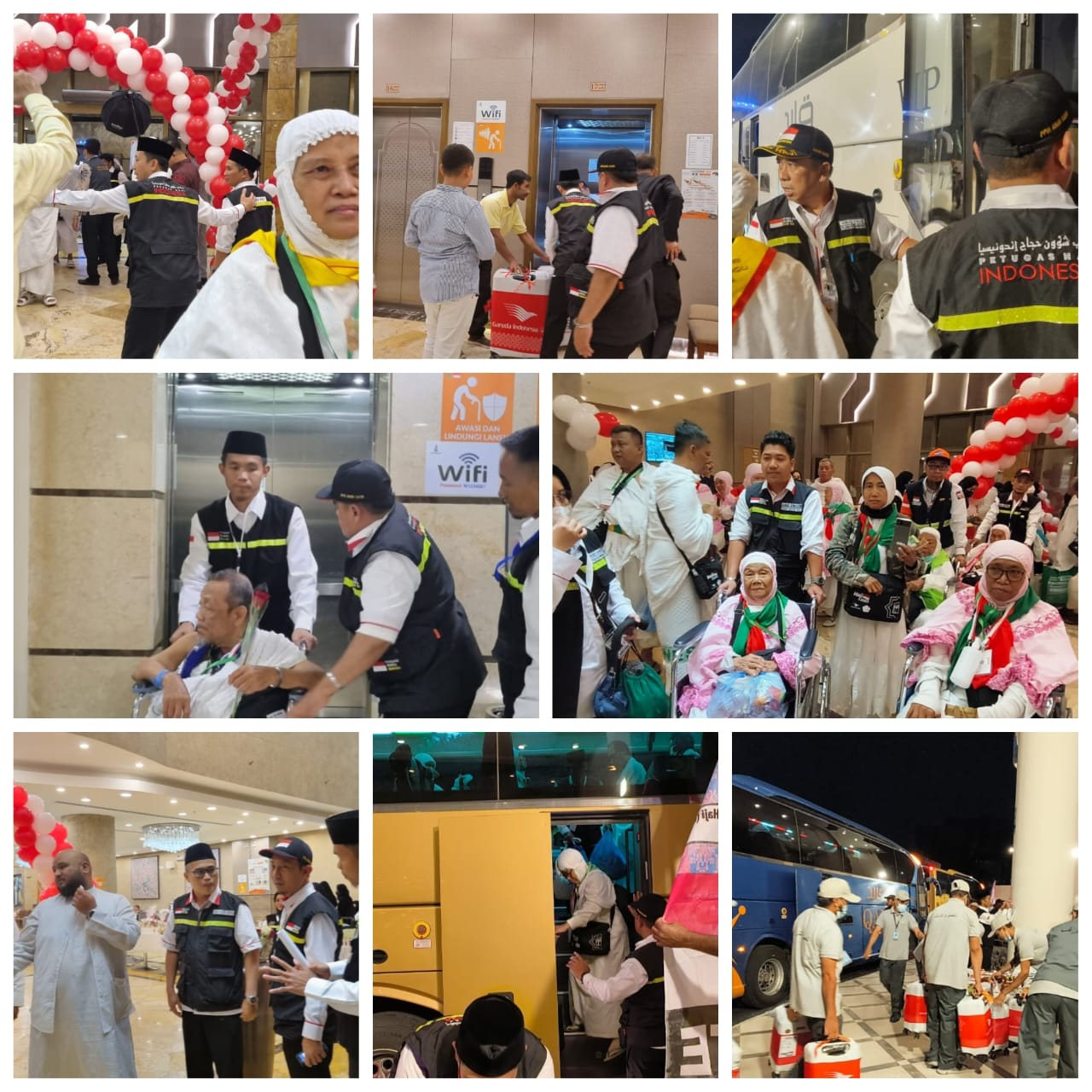 Calhaj Embarkasi Medan Kloter 1 Tiba Di Makkah, Seorang Sakit