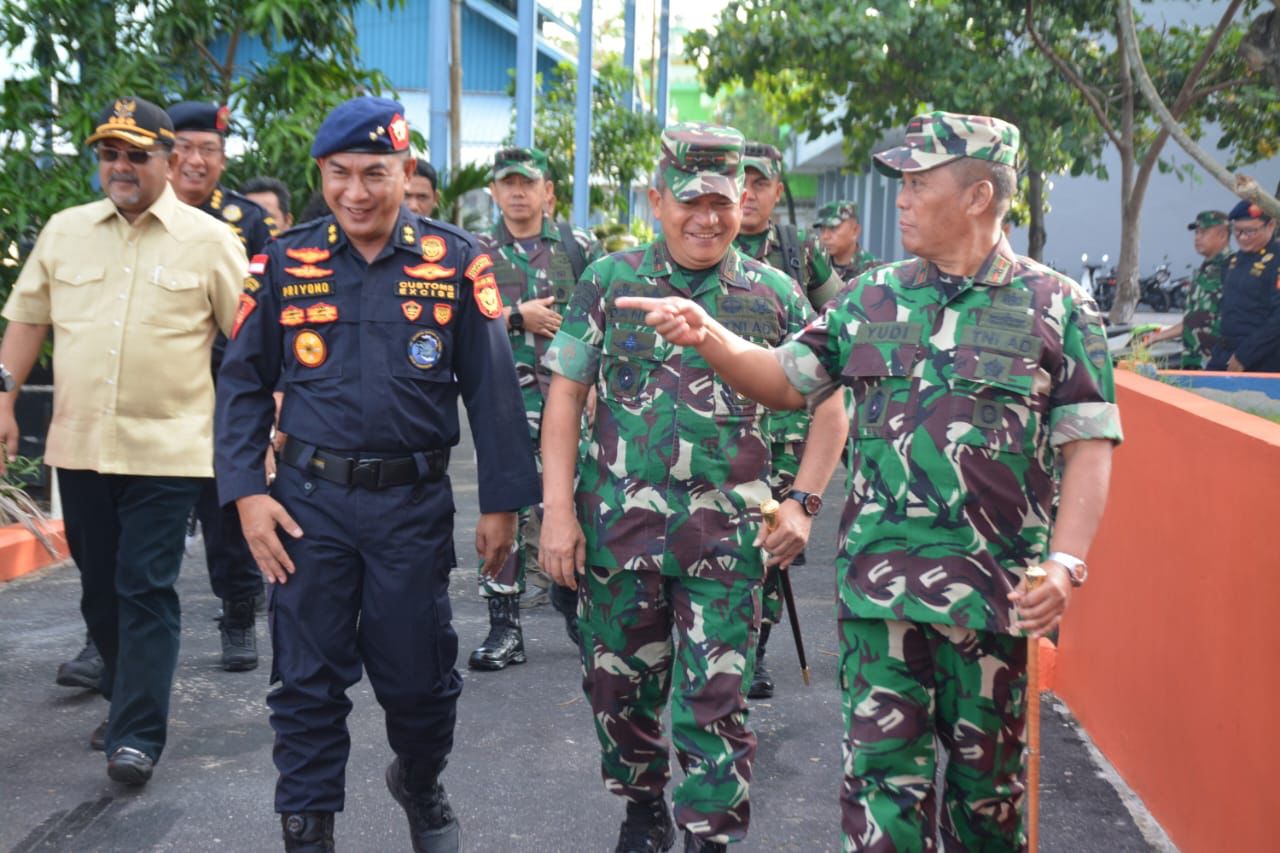 Kodam I/BB-DJBC Kepri Bangun Sinergitas Cegah Kejahatan Lintas Negara