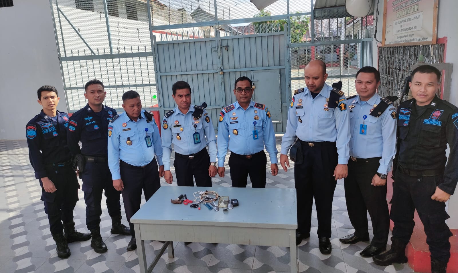 Lapas Lhokseumawe Razia Kamar Hunian Warga Binaan