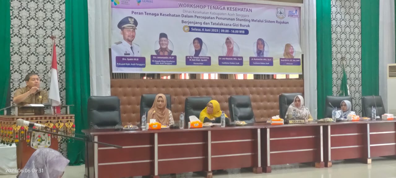 Sekdakab Buka Workshop Percepatan Penurunan Stunting