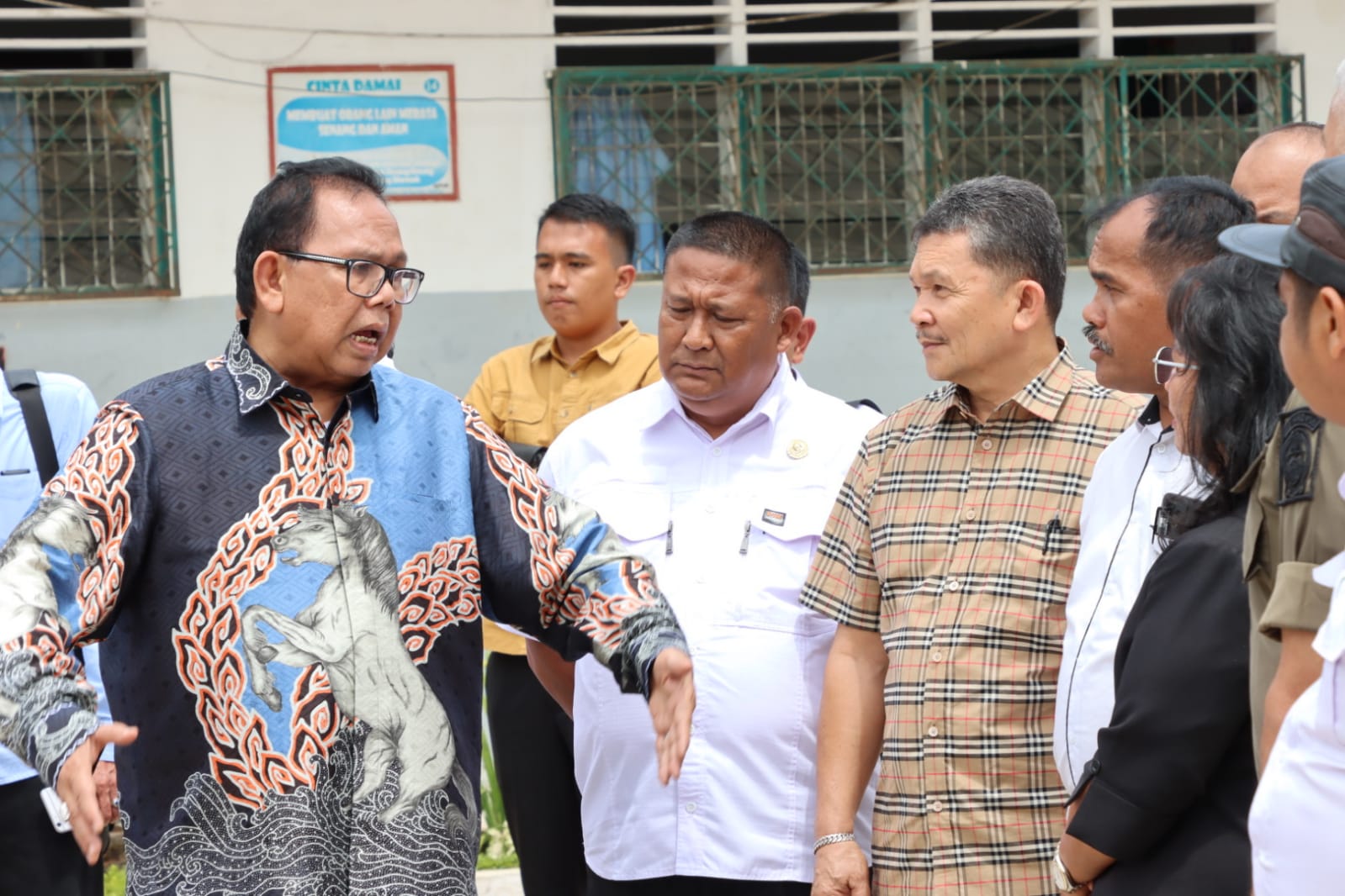 Baskami Kunjungi Proyek Pemprovsu Di Tanah Karo