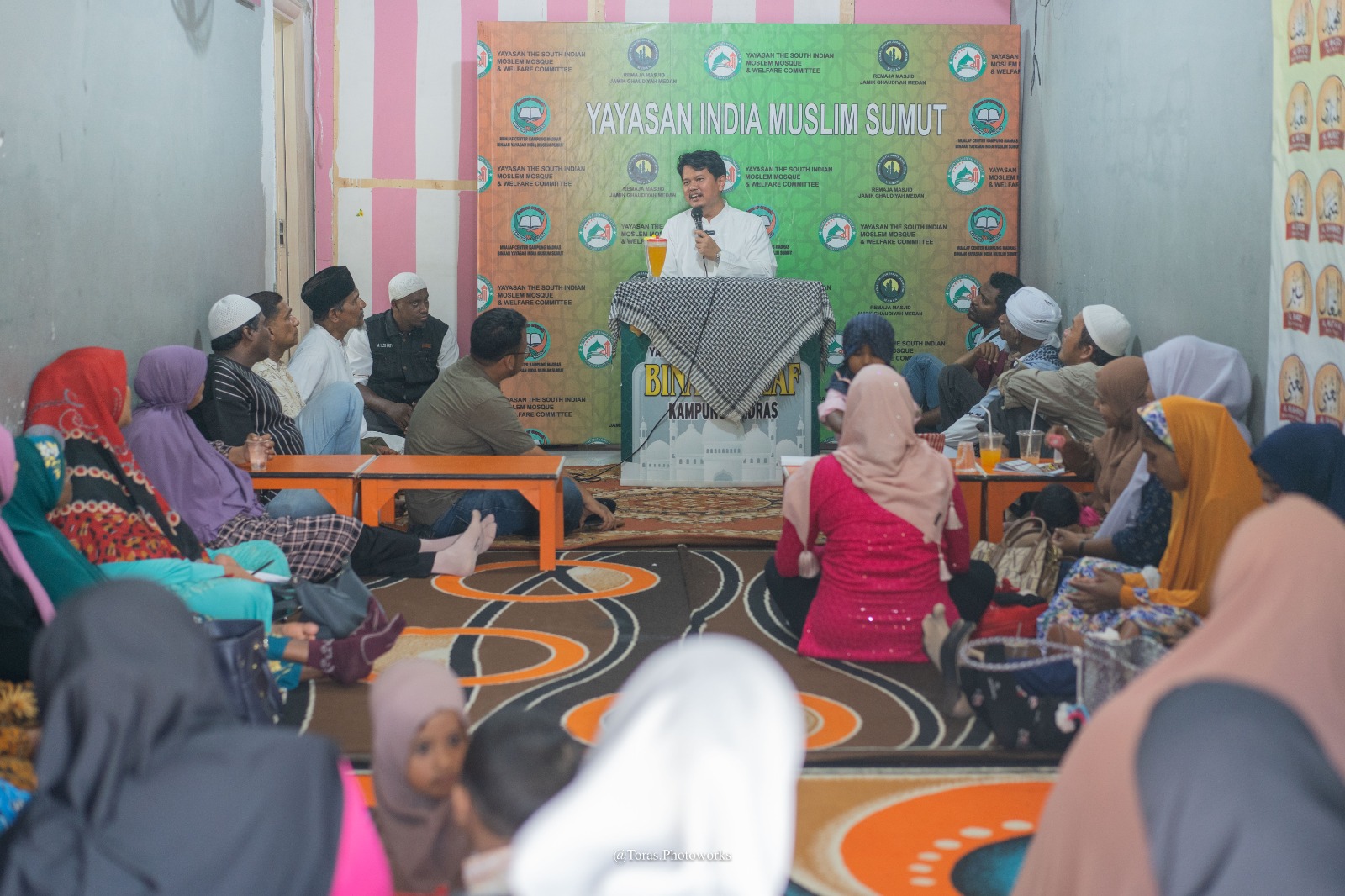 Tingkatkan Wawasan, Muallaf Center Kampung Madras Undang Prof.Ridha Dharmajaya