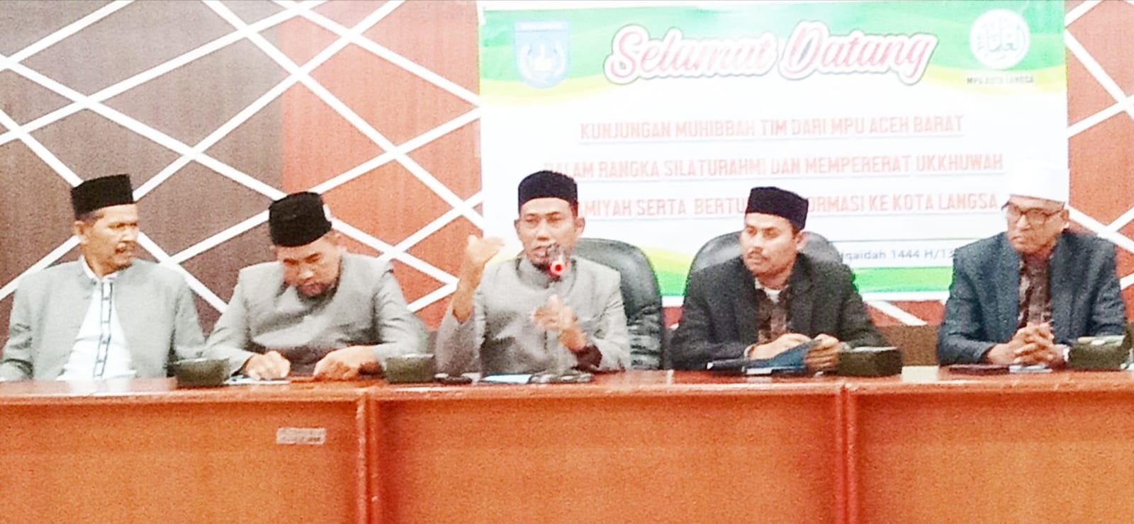 MPU Aceh Barat Muhibah Ke MPU Langsa