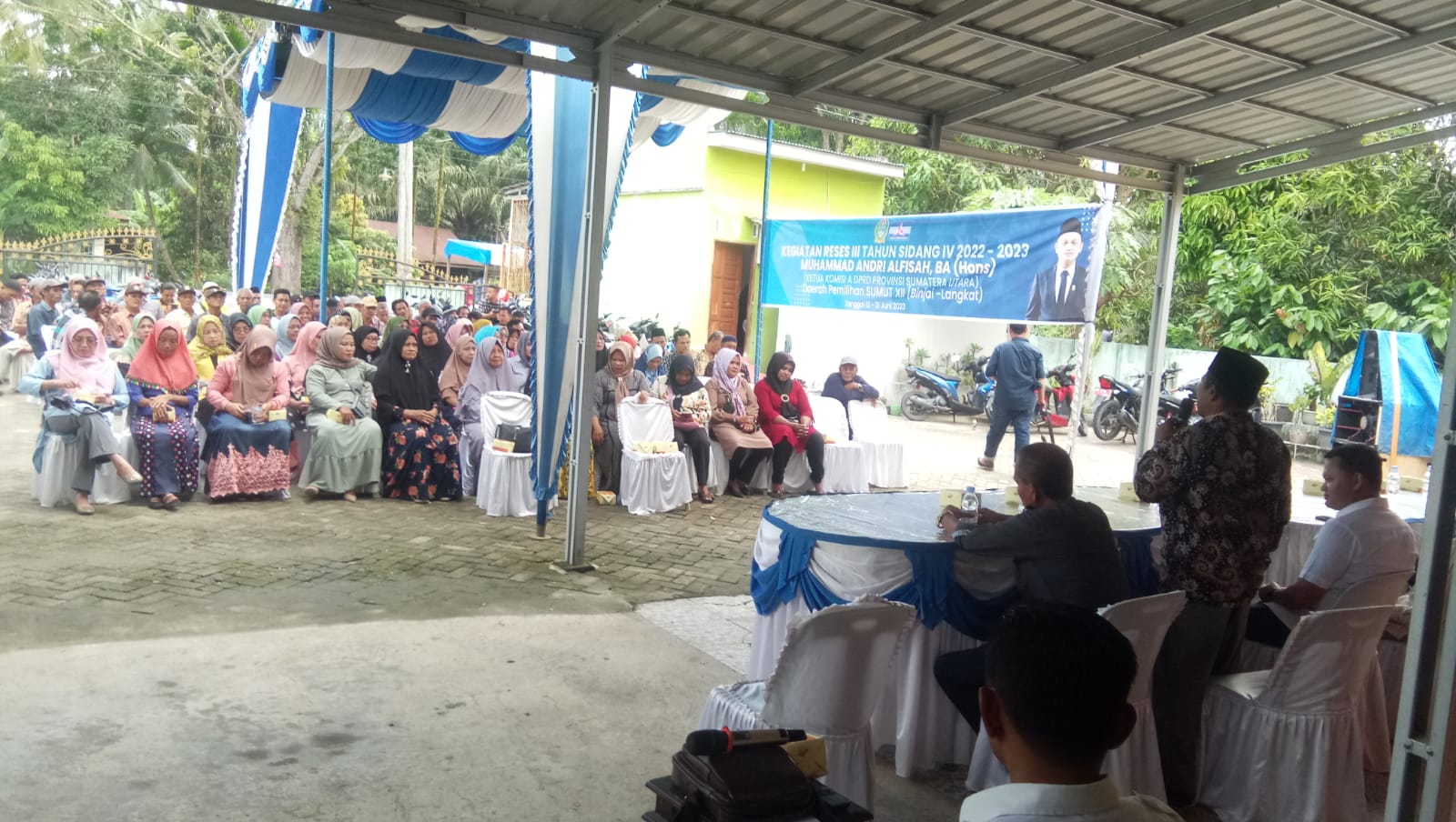 Ketua Komisi A DPRDSU Tampung Aspirasi Warga Besitang