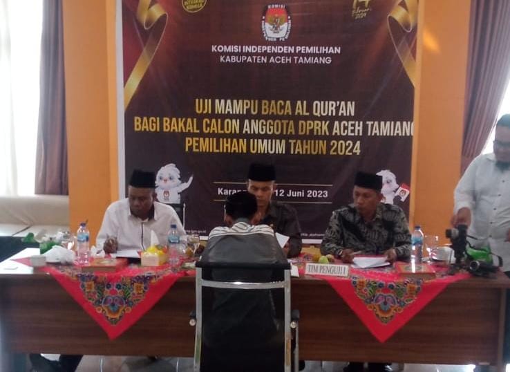 Ketika 289 Bacaleg Ecek-ecek Di Aceh Tamiang Tak Ikut Uji Mampu Baca Alquran
