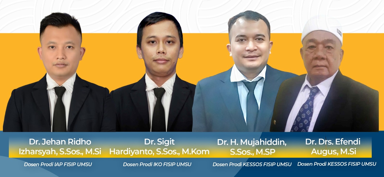 Dua Bulan, FISIP UMSU Tambah 4 Doktor Baru