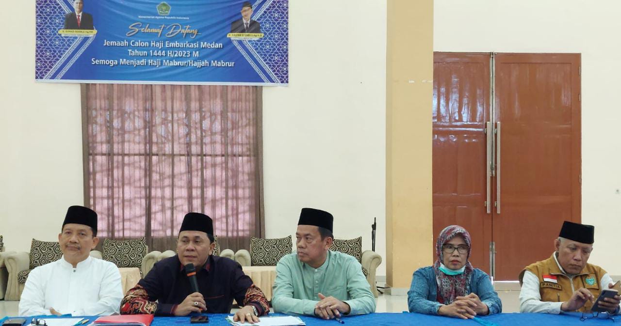 Gelar Evaluasi Pelaksanaan Ibadah Haji Kakanwil Sumut Akui Peran Penting Media
