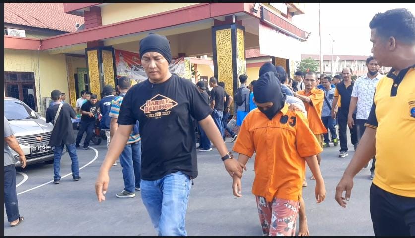 Polsek Belawan Ringkus Komplotan Begal Sadis, 1 Wanita