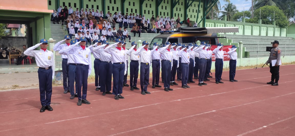 Polres Agara Gelar Lomba PBB Tingkat SMP/SMA
