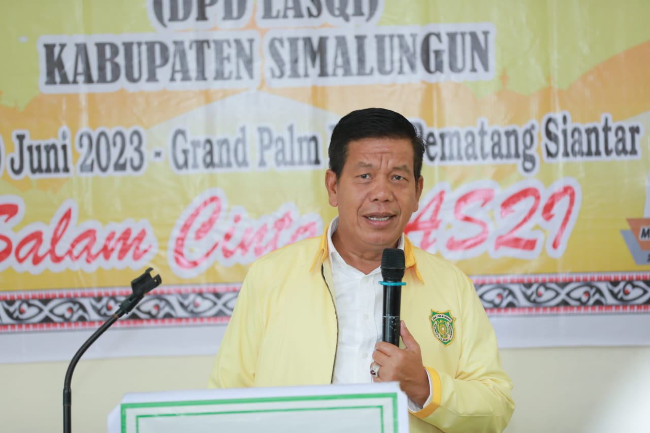 Hadiri Raker Perdana DPD LASQI, Ini Pesan Bupati Simalungun