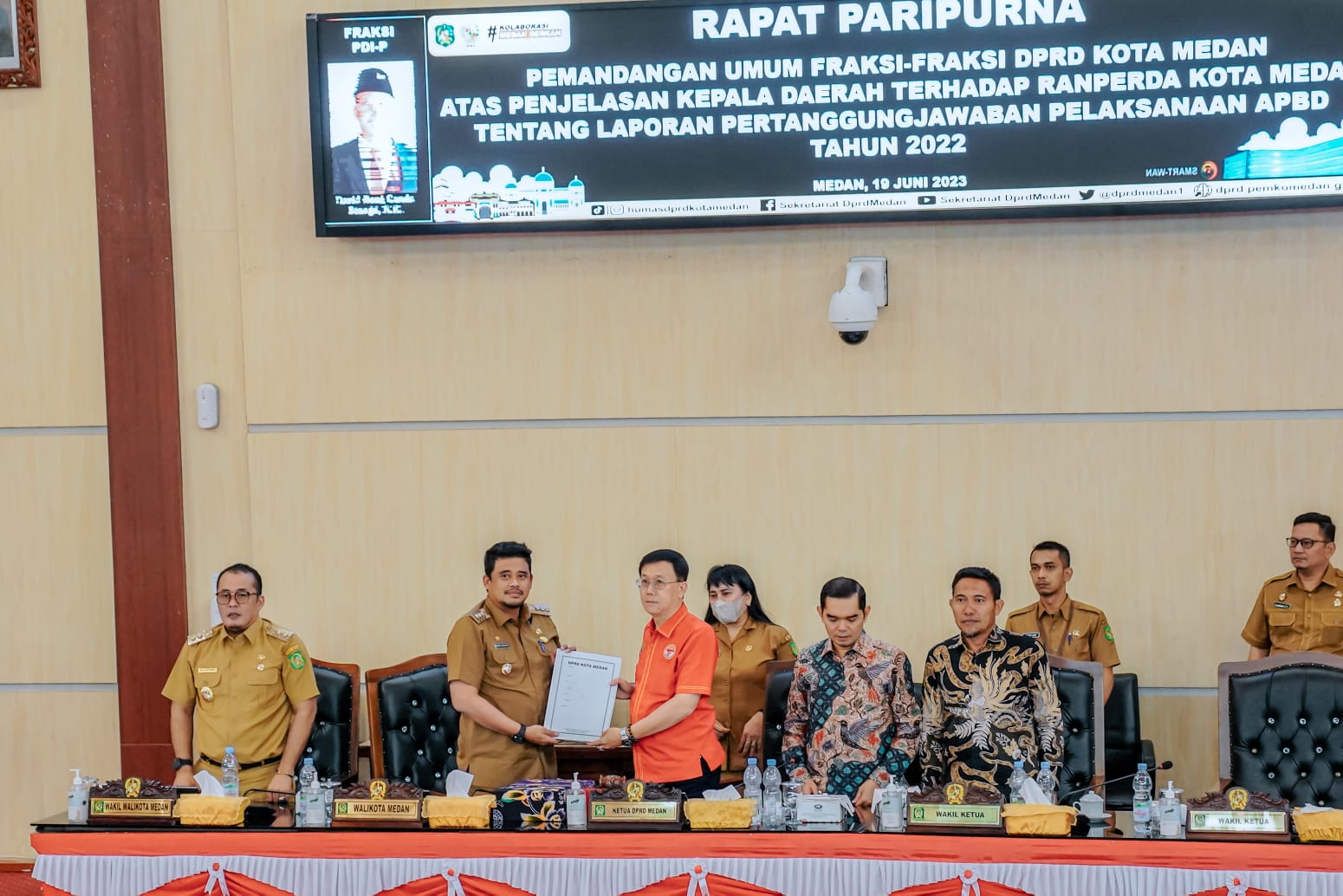 Raih WTP 3 Tahun Berturut-turut, F-PDI Perjuangan & F-PKS Apresiasi Kinerja Pemko Medan