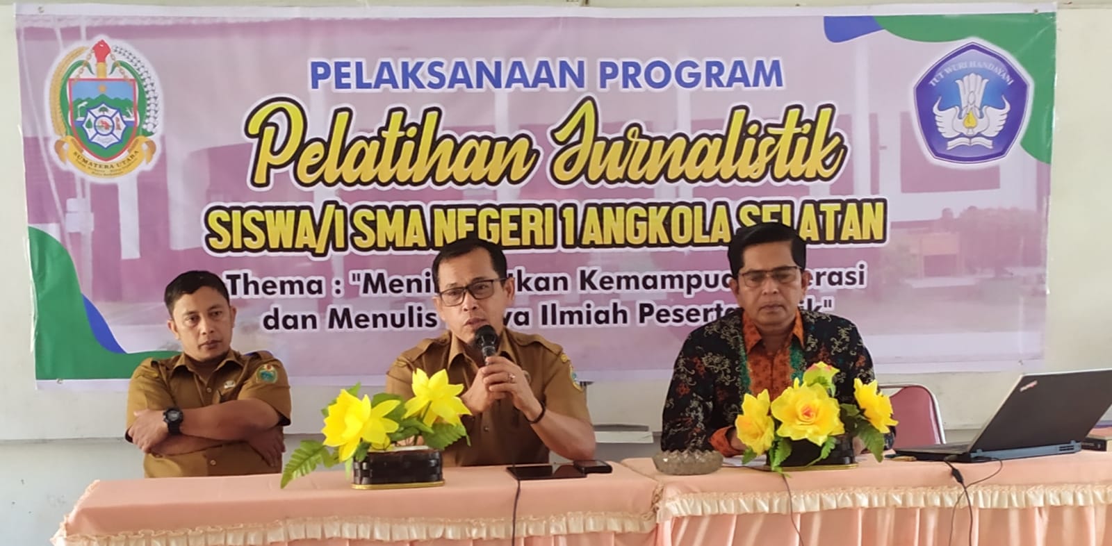 SMAN 1 Angkola Selatan Bekali Siswa Ilmu Jurnalistik