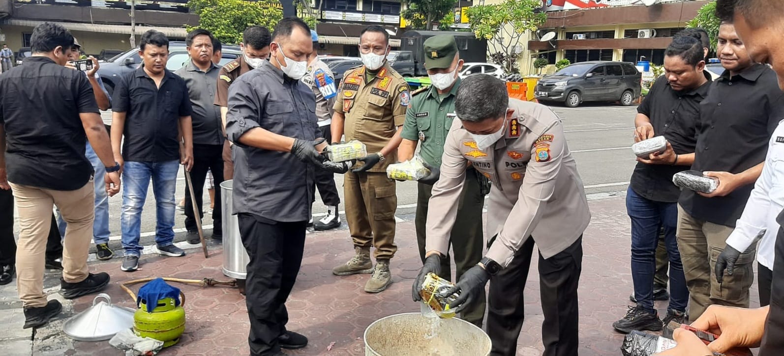 Polrestabes Medan Musnahkan 171 Kg Sabu Dan 110 Butir Ekstasi