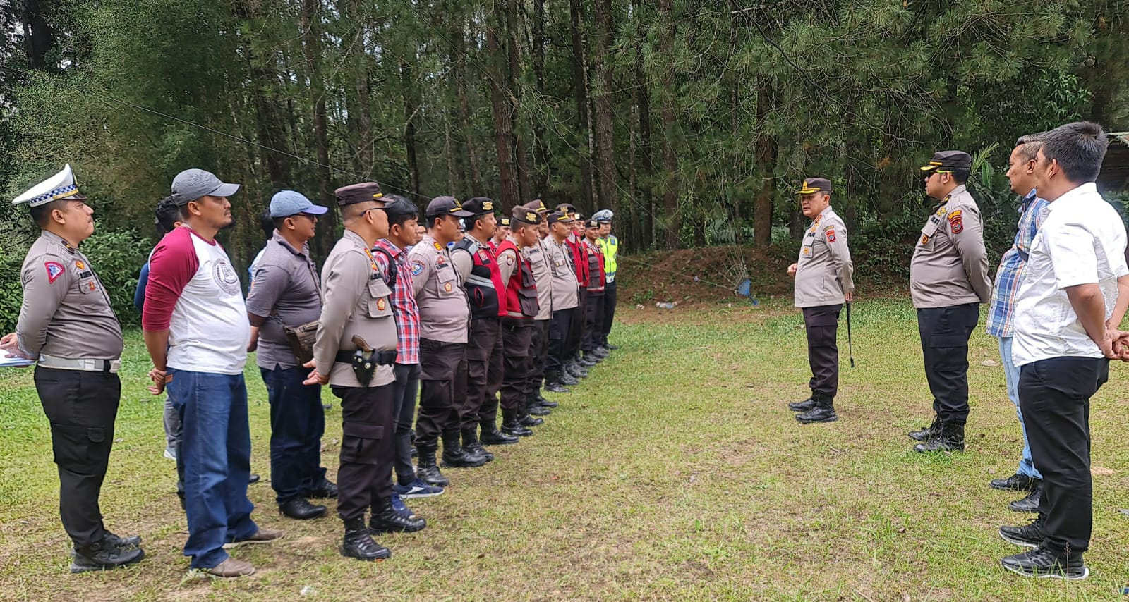 130 Personel Polres Simalungun Amankan KFC Danau Toba Rally 2023