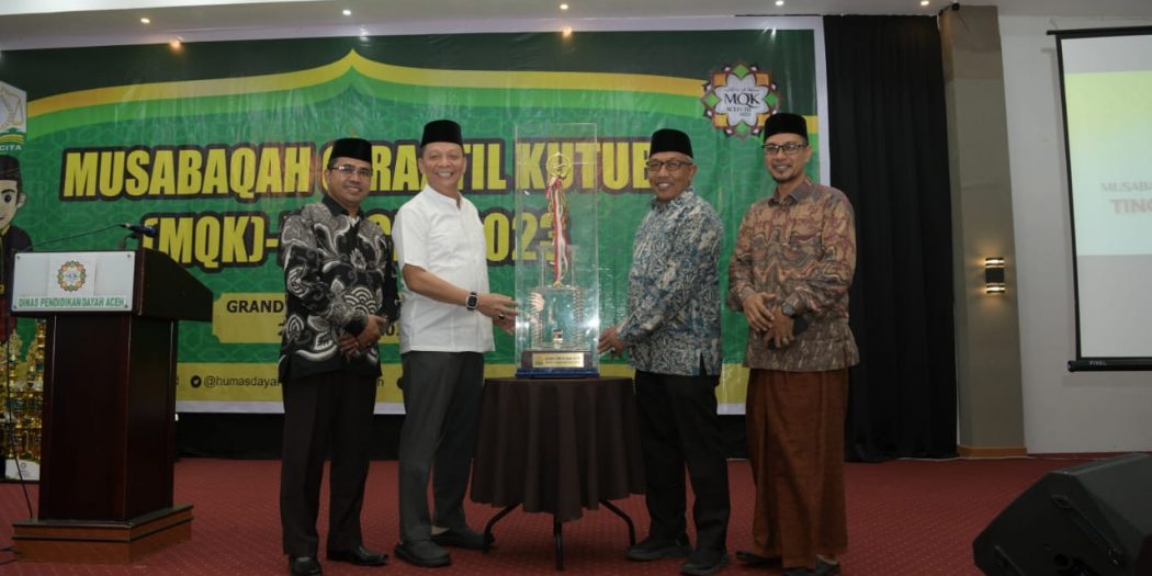 Pj Gubernur Tutup MQK Se-Aceh, Aceh Besar Juara Umum