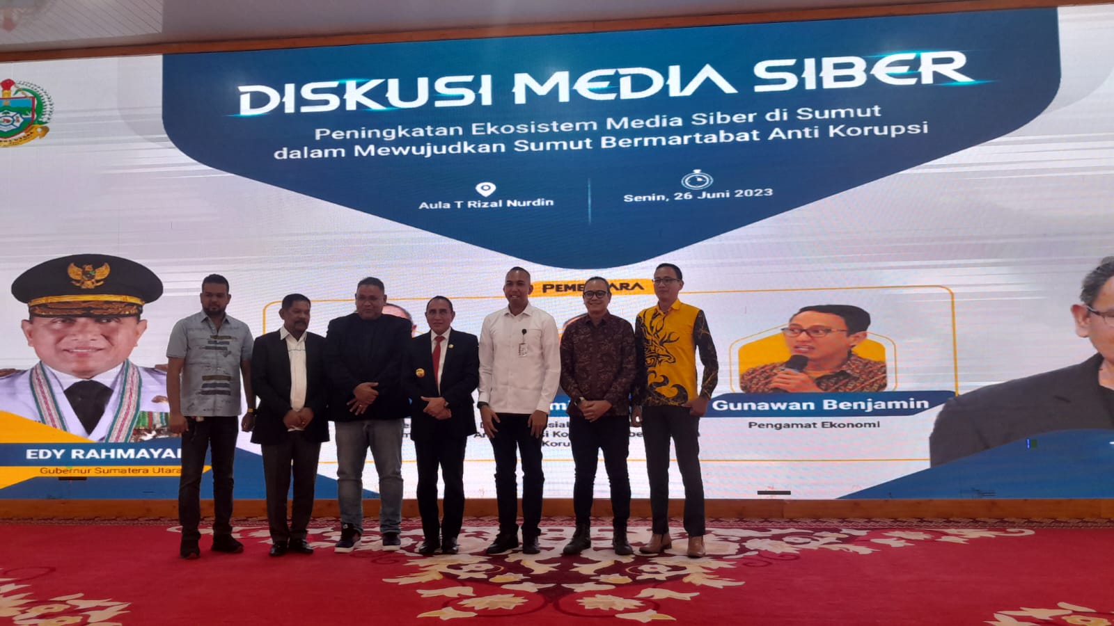 Diskusi Media Siber: Industri Pers Bagian Penting Wujudkan Pemerintahan Yang Anti Korupsi