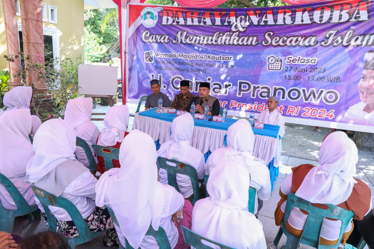 Tuan Guru Ganjar Adakan Penyuluhan dan Ajak Masyarakat Perangi Narkoba