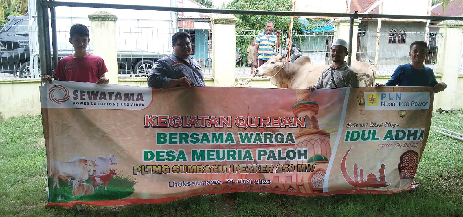 Hewan Kurban Untuk Warga Lingkungan PT Sumberdaya Sewatama