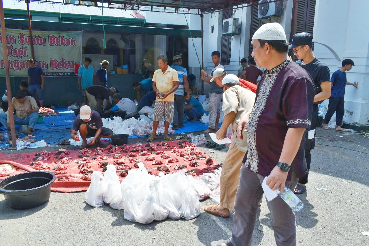 Idul Adha 1444 H, PN Medan Sembelih 6 Ekor Lembu