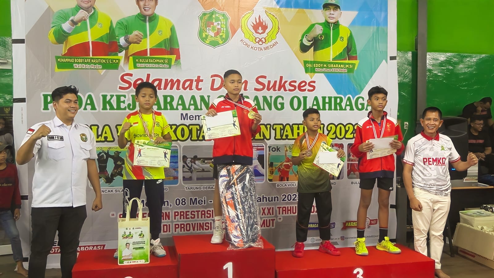 Bobby Nasution Harapkan Kejuaraan 8 Cabor Piala Wali Kota Medan Lahirkan Atlet Berkualitas