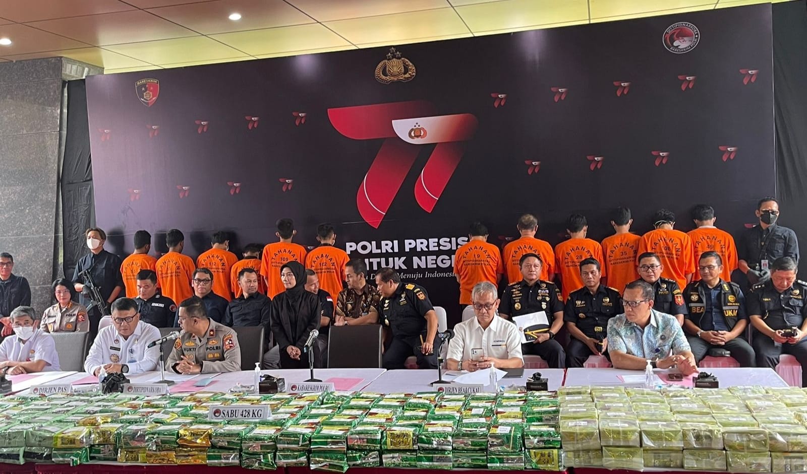 Bareskrim Polri Bongkar Jaringan Narkoba Internasional Di Tiga Polda
