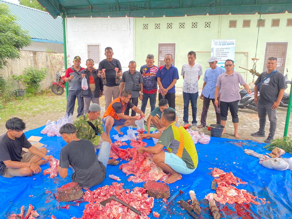 PWI Sergai Sembelih 3 Ekor Hewan Kurban