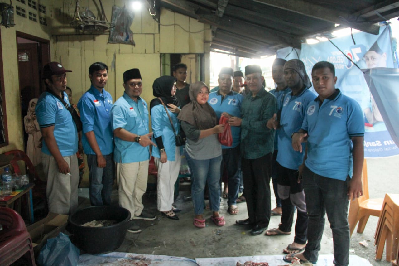 DPD Partai Gelora Indonesia Kota Medan Salurkan Ratusan Paket Untuk Masyarakat