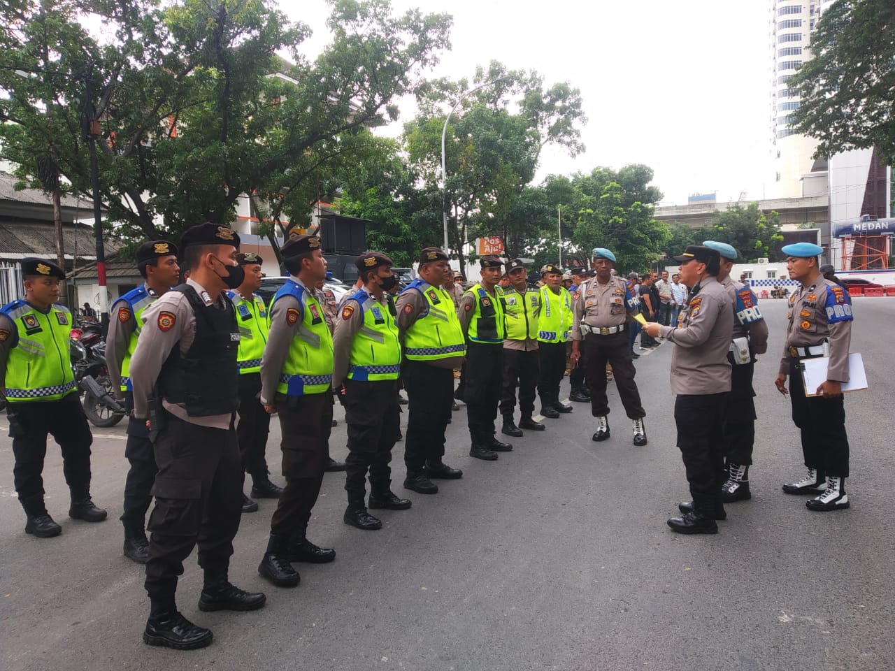 Patroli Sispamkota Pantau Lokasi Rawan Tawuran