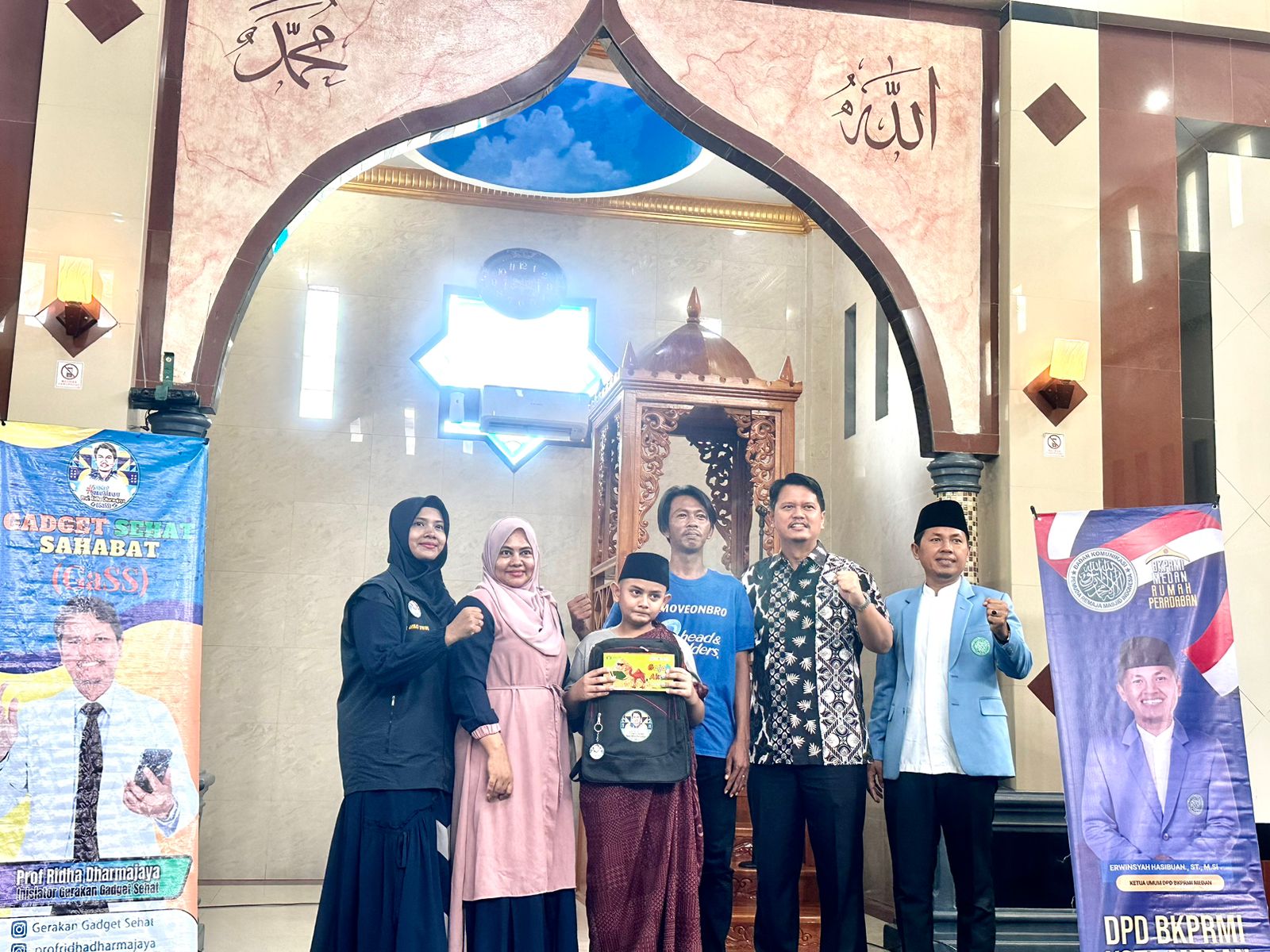 Visi Gerakan Gadget Sehat Prof.Ridha Dharmajaya Sejalan Dengan Visi BKPRMI