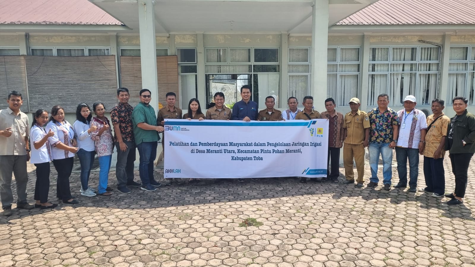 Program TJSL PLN Dukung Pelatihan Jaringan Irigasi Di Kabupaten Toba
