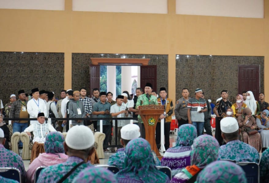 360 Jamaah Haji Debarkasi Medan Tiba Disambut Gubsu Dan Kakanwil