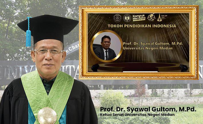Prof. Dr. Syawal Gultom Dinobatkan Sebagai Tokoh Pendidikan Indonesia