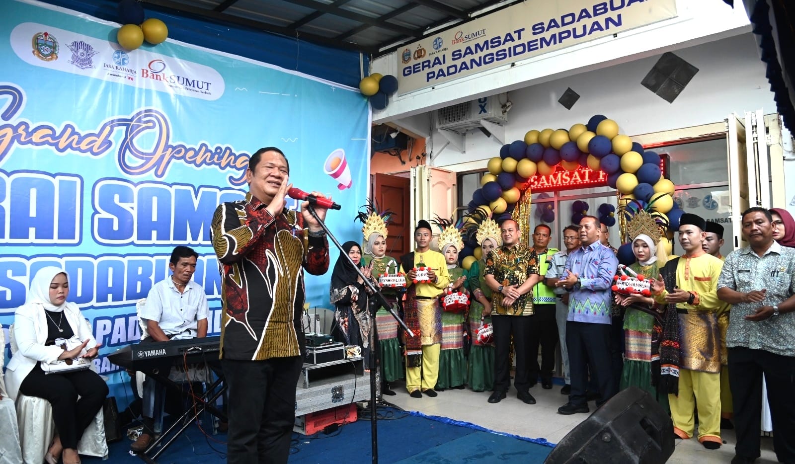 Wali Kota P. Sidimpuan Resmikan Gerai Samsat Sadabuan
