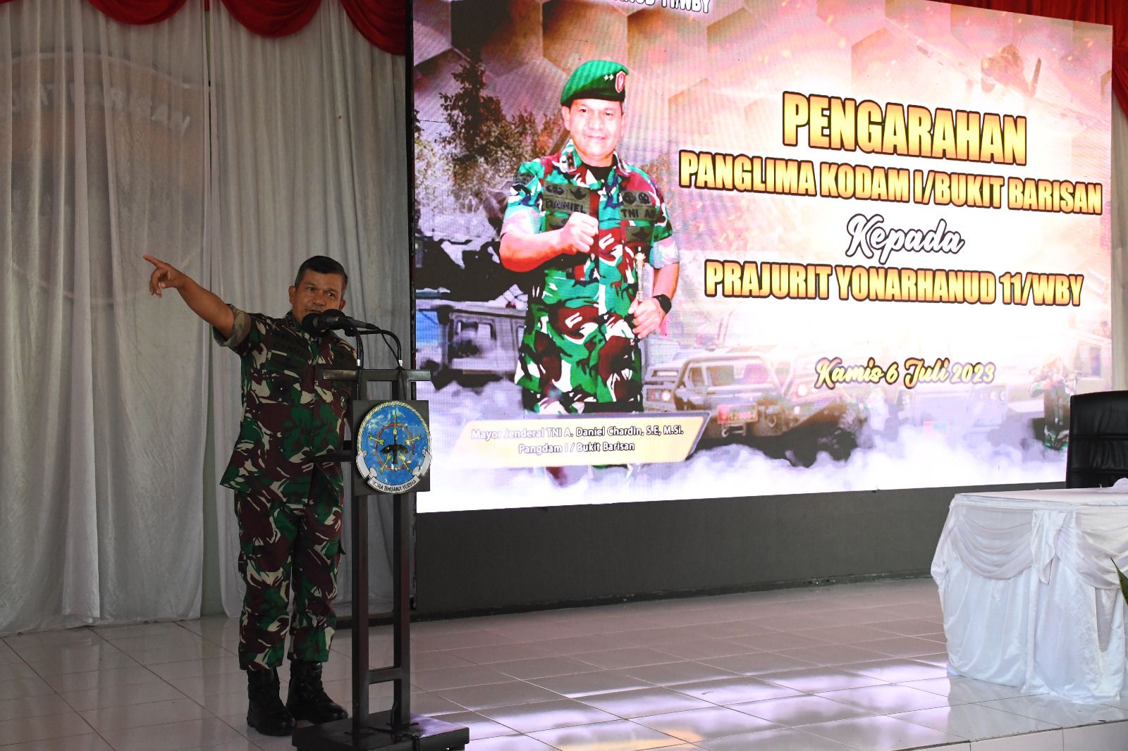 Pangdam I/BB Tekankan Komandan TNI Jangan Takut Bela Anggota Jika Benar