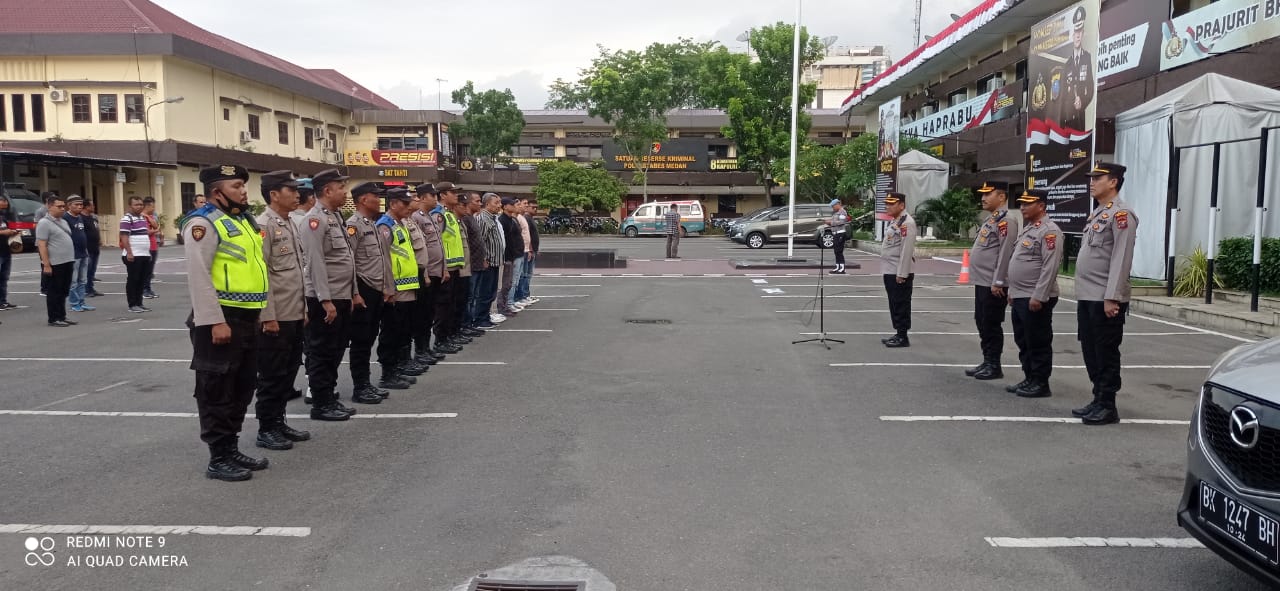 Polrestabes Medan Gelar Sispamkota Antisipasi Begal Dan Geng Motor