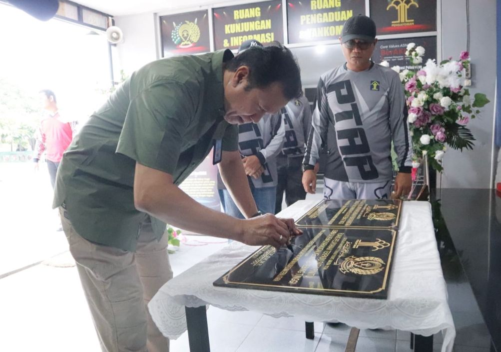 Kakanwil Kemenkumham Sumut Resmikan Ruang PTSP Dan Galeri Lapas Tebingtinggi